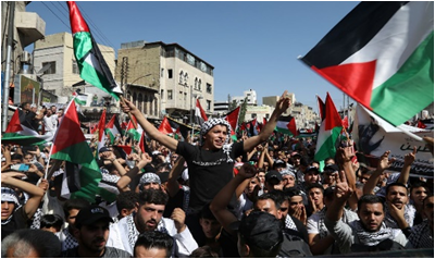 Large pro-Palestinian demonstration